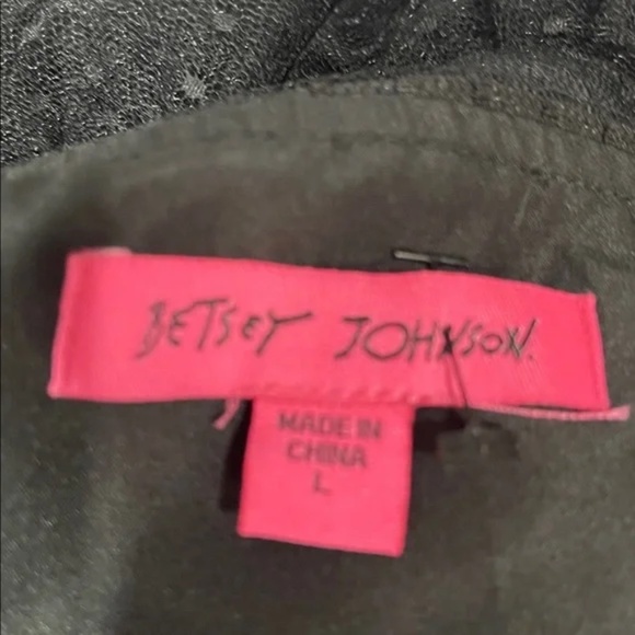 Bestie Johnson Black Tulle Bustier Tiered Midi Dress Size L NWOT - Picture 4 of 7